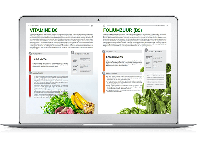 De Nutri-Gene Pro zorgt ervoor dat je gericht je leefstijl kunt aanpassen. De Nutri-Gene Pro zorgt ervoor dat je gericht je leefstijl kunt aanpassen.