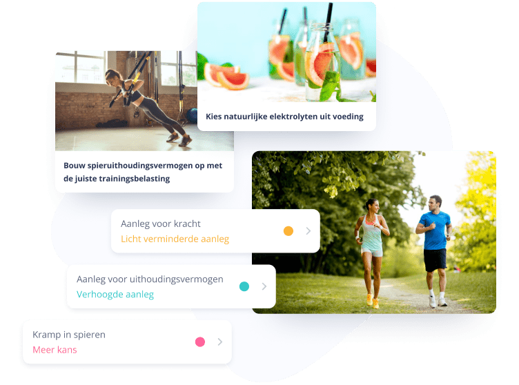 DNA leefstijltest - sport en recreatie, de belangrijkste uitgangspunten voor jou. DNA leefstijltest - sport en recreatie, de belangrijkste uitgangspunten voor jou.