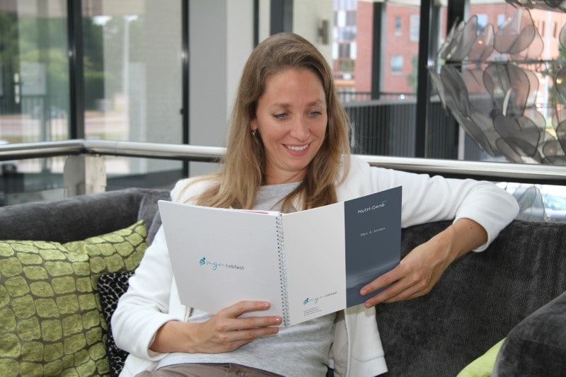 Het is ook mogelijk je resultaten van de Nutri-Gene+ DNA test in een gedrukt boekwerk te ontvangen zodat je het altijd bij de hand hebt.
