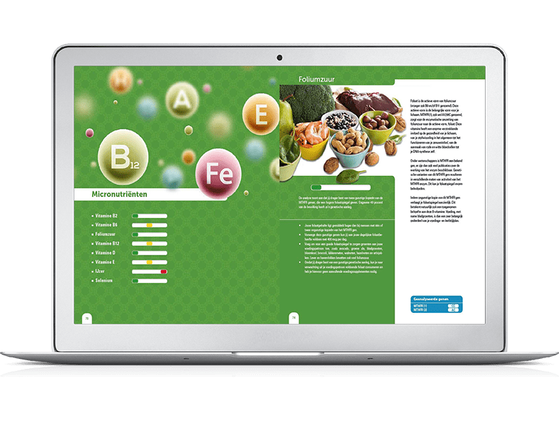 De uitslag van Nutri-Gene Expert - Met illustraties verduidelijken we de uitslag De uitslag van Nutri-Gene Expert - Met illustraties verduidelijken we de uitslag