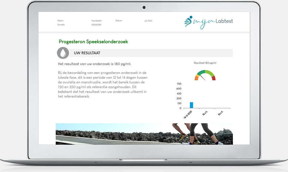Progesteron test uitslag